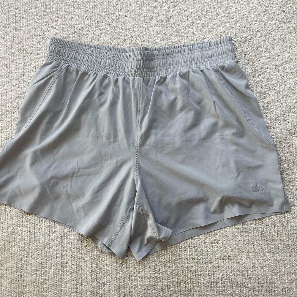 Alo Gray Athletic Shorts